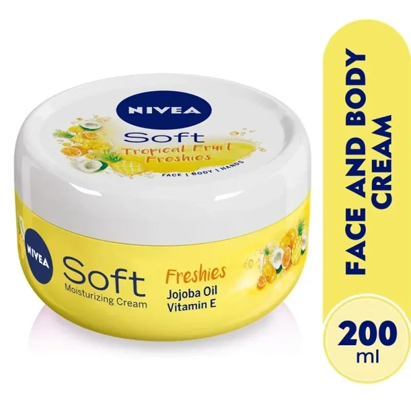 Nivea Moisturiser Soft Tropical Fruits, 100ml