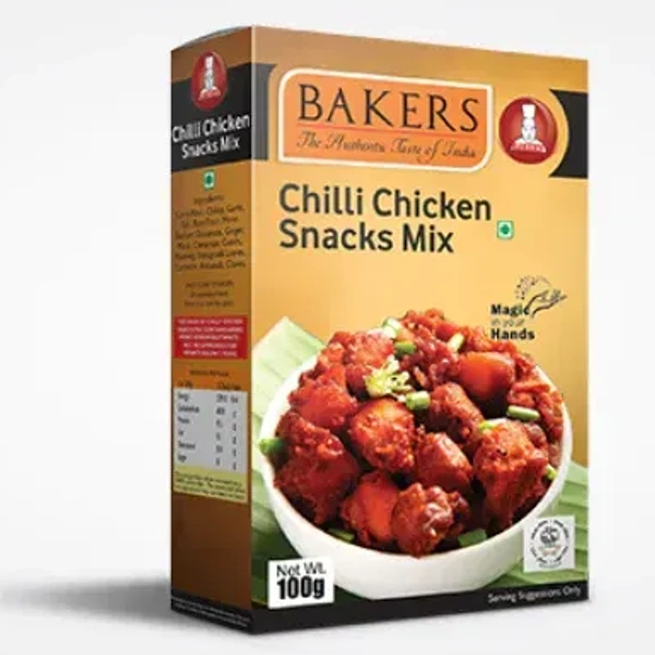 Bakers Chilli Chicken Snacks Mix 100g