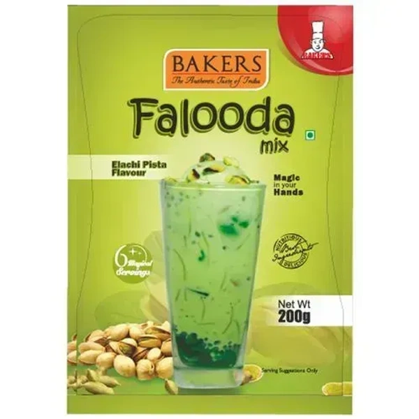 Bakers Falooda Mix Ellachi Pista Flavour, 200g
