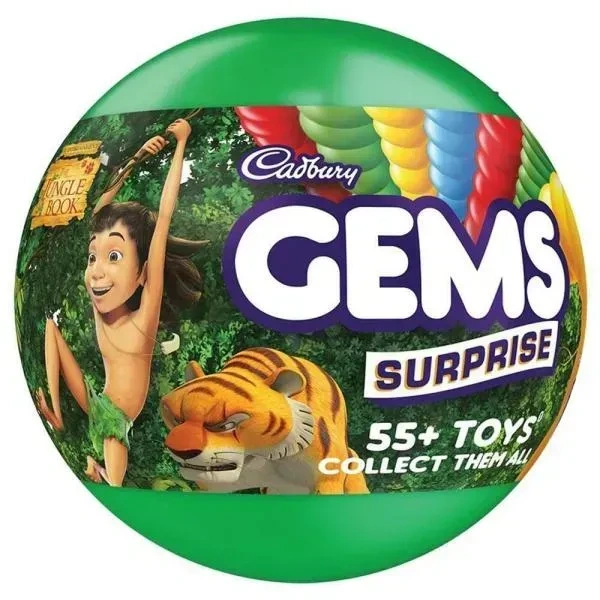 Cadbury Gems Surprise Fun on Wheel, 17.8g