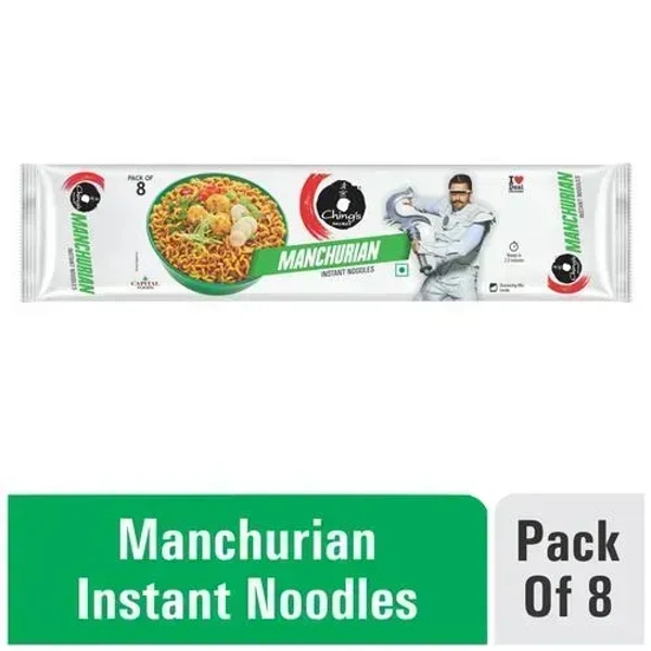 Ching's Manchurian Instant Noodles Pouch (Pack of 8), 480g