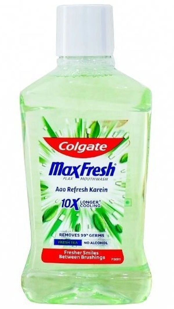 Colgate Mouthwash Fresh Tea Max Fresh Plax, 100ml