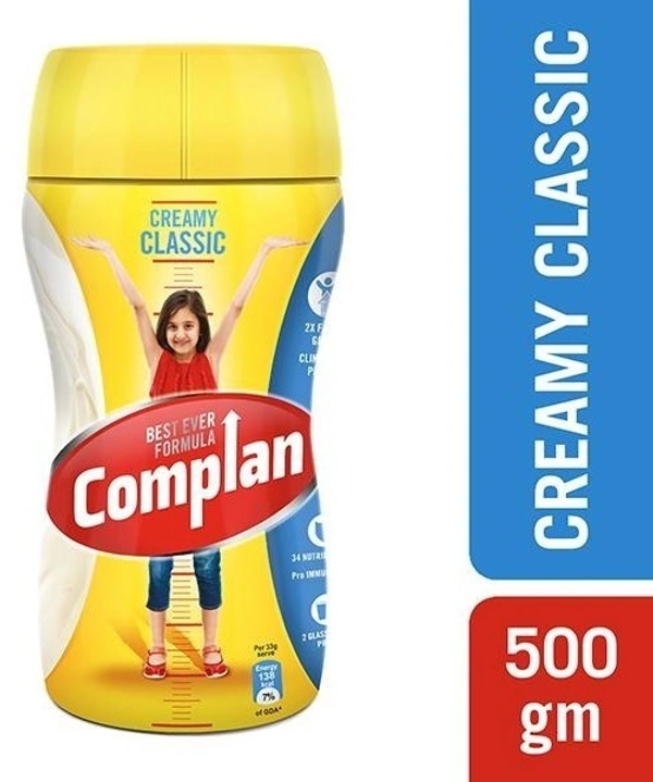 Complan Best Ever Formula Creamy Classic Powder Jar 500 g