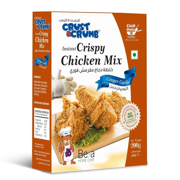 Crust& Crumbs Chick Mix Ginger Garlic, 200g