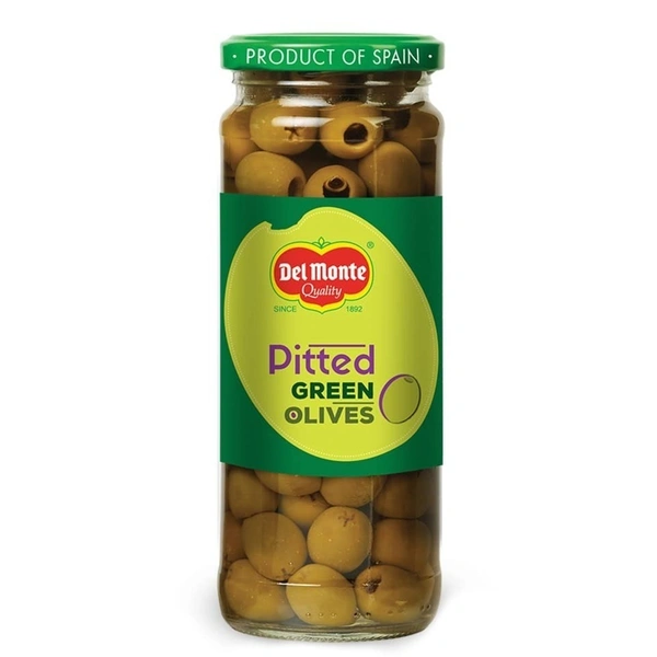 Del Monte Pitted Green Olives, 450g