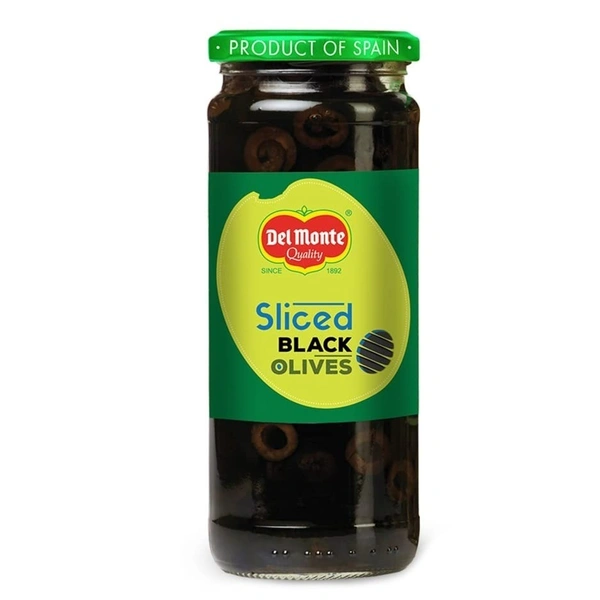 Del Monte Sliced Black Olives Jar, 450g