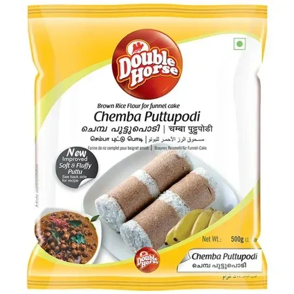 Double Horse Chemba Puttu Podi 500 g Pouch