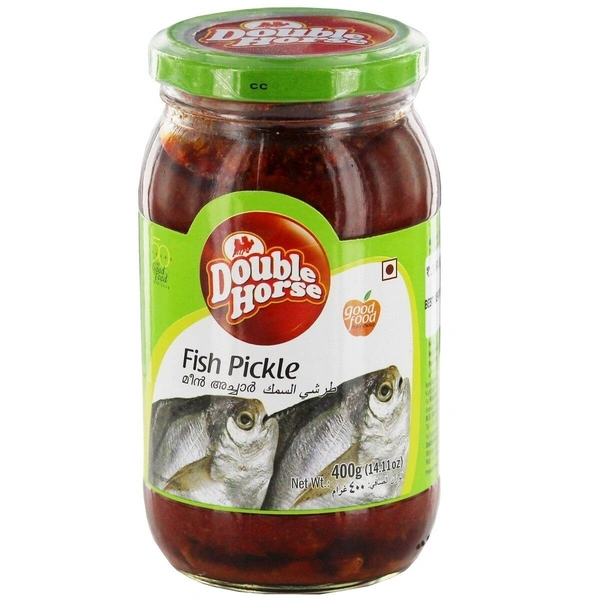 Double Horse Fish Pickle, 400g