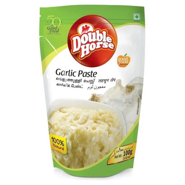 Double Horse Garlic Paste Pouch, 100g