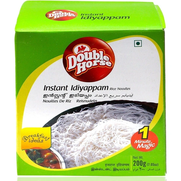Double Horse Instant Idiyappam (Rice Noodles), 200g