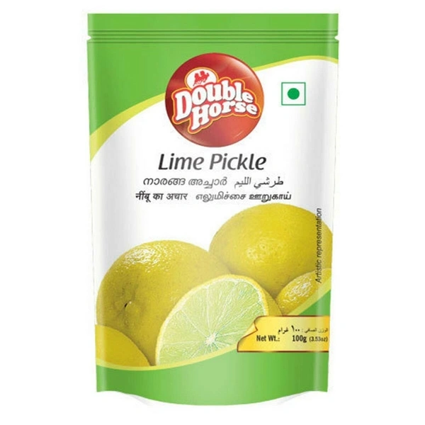Double Horse Lime Pickle Pouch, 100g