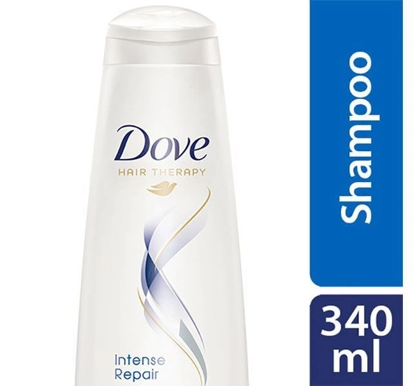 Dove Intense Repair Shampoo For Damaged Hair, 340ml