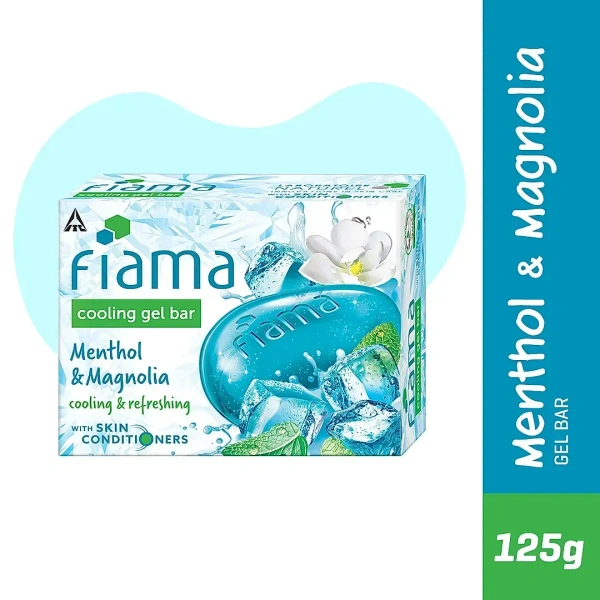 Fiama Cooling Gel Bar Menthol& Magnolia, 75g