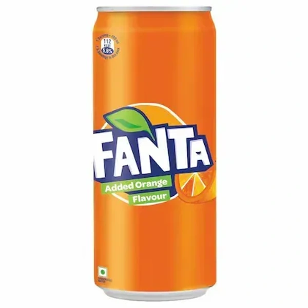 Fanta Orange Flavoured Soft Drink Can, 300ml