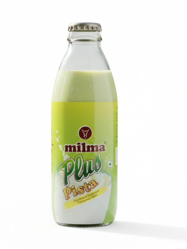 Milma Flavoured Milk Plus Pista - 500ml