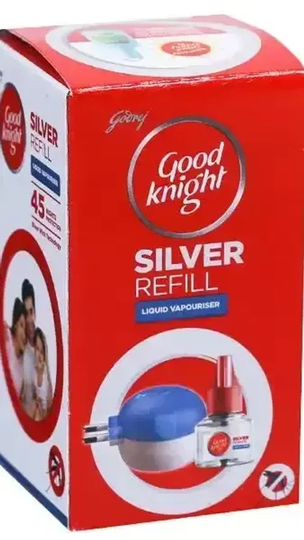 Godrej Good Knight Silver Refill 45 Nights, 45ml