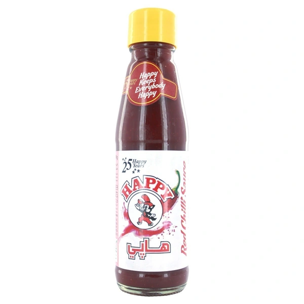 Happy Red Chilli Sauce Bottle, 200g