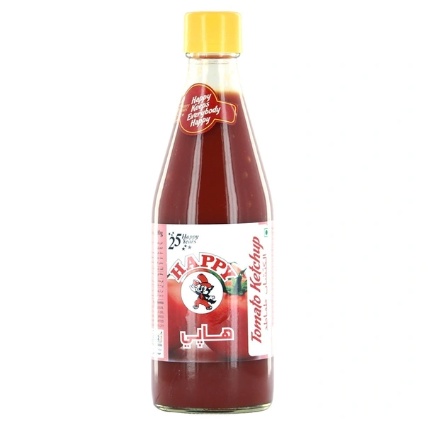 Happy Tomato Ketchup Bottle, 500g