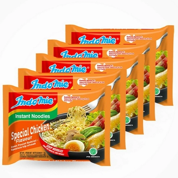 Indomie Instant Noodles Special Chicken Flavour Pack of 5, 1 pcs