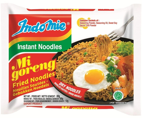 Indomie Mi Goreng Instant Noodles, 70g