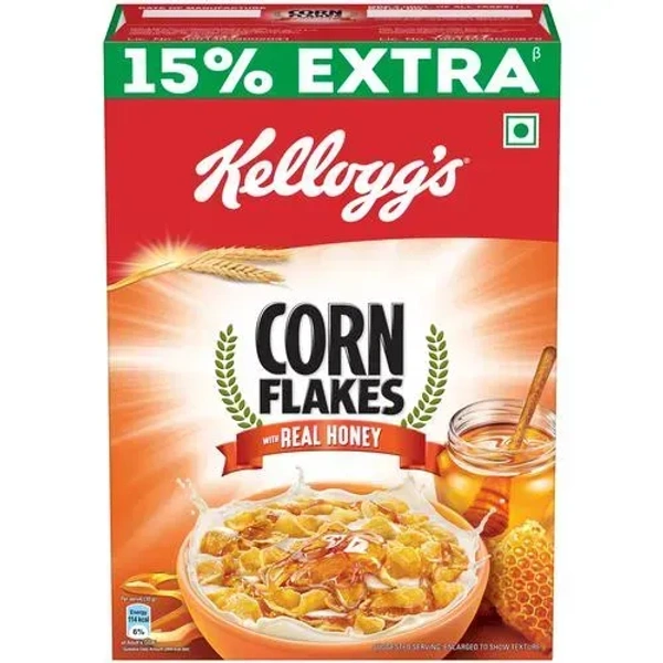 Kellogg's Corn Flakes With Real Honey Carton, 300g