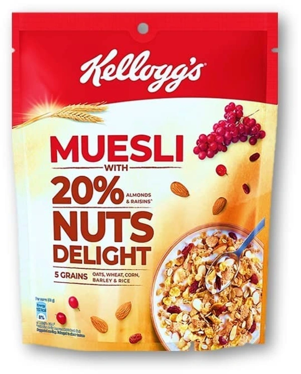 Kellogg's Muesli With 20% Almonds& Raisins, 240g