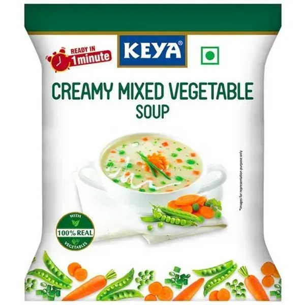 Keya Creamy Mixed Veg Soup, 13g