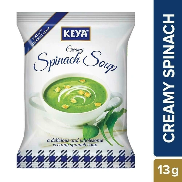 Keya Creamy Spinach Soup, 13g