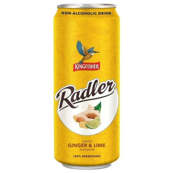 Kingfisher Radler - Non Alcoholic Malt Drink, Ginger &amp; Lime - 300ml