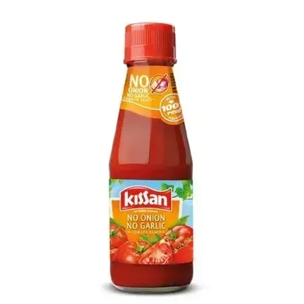 Kissan Tomato Sauce No Onion No Garlic Bottle, 200g
