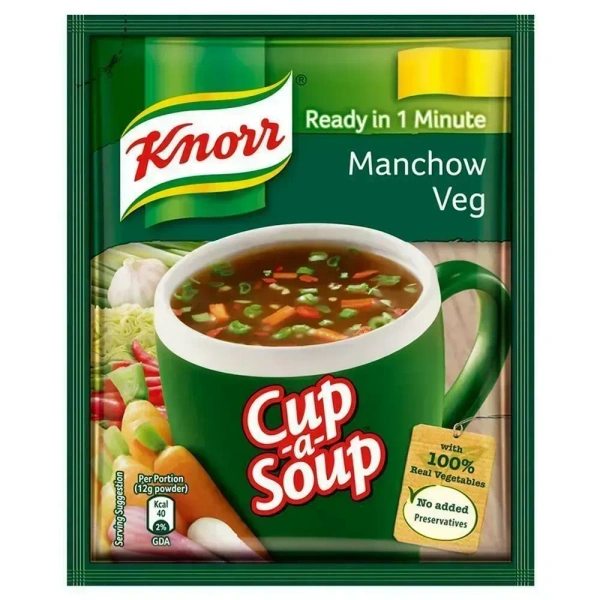 Knorr Instant Cup A Soup Manchow Veg, 12g