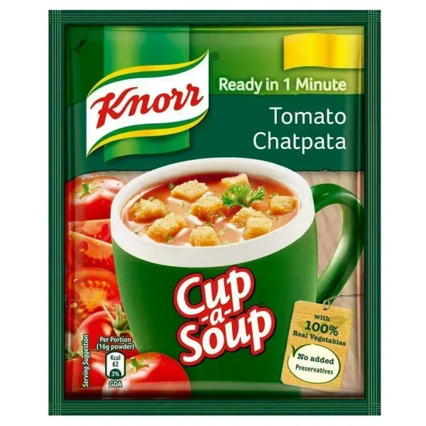Knorr Instant Tomato Chatpata Cup Soup, 16g