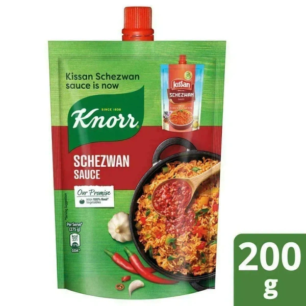 Knorr Schezwan Sauce Pouch, 200g