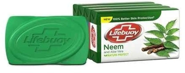 Lifebuoy Neem Soap (Pack of 4), 625g