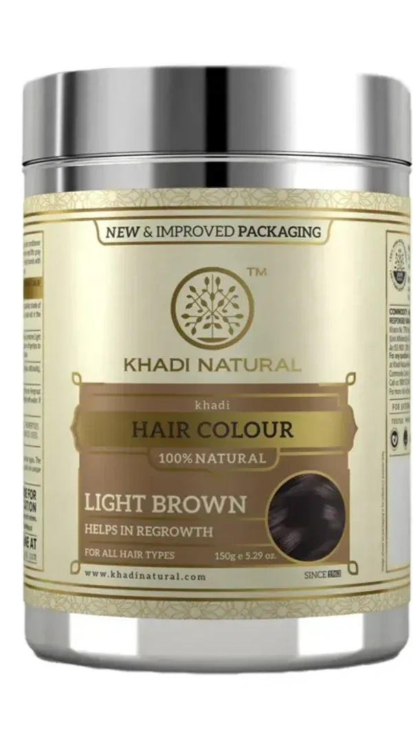 Khadi Herbal Light Brown Henna Colour, 150g