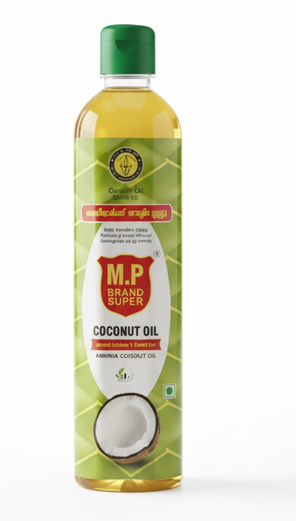 MP Agmark Coconut Oil Bottle, 500ml