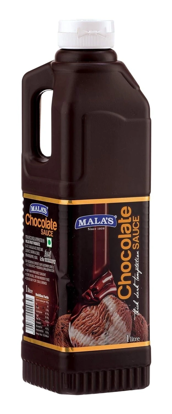 Mala's Chocolate Sauce, 1L