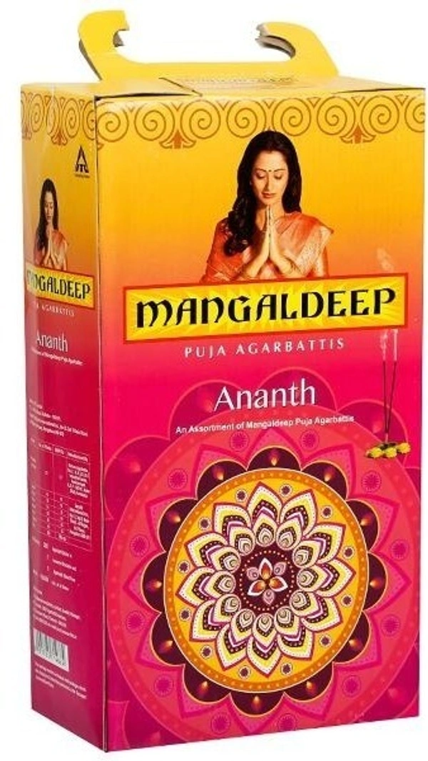 Mangaldeep Ananth Puja Agabattis (Free 1 Agarbatti Stand) 202 Sticks, 202 sticks