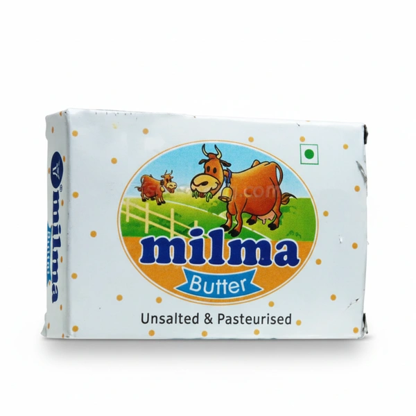 Milma Butter Unsalted Pasteurised, 100g