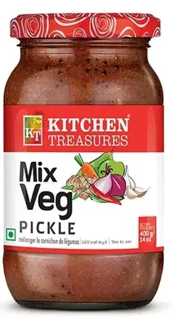 Kitchen Treasures Mixed Vegetable Pickle, 400g