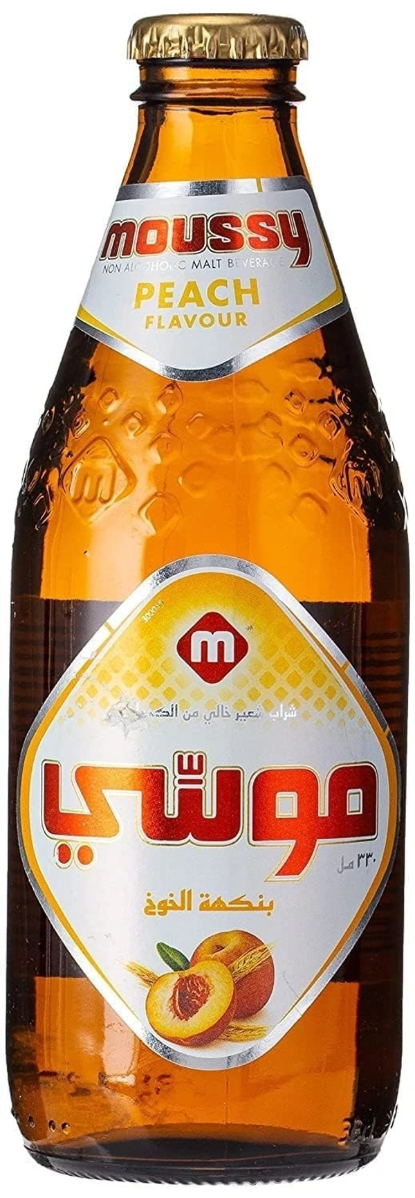 Moussy Malt Bevarage Peach, 330ml