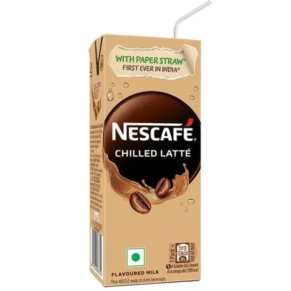 Nescafe Ready To Drink Coffee Flavoured Milk, Iced Latte, 180ml Tetra Pack