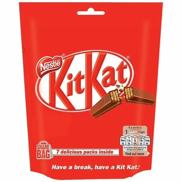 Nestle Kitkat Share Bag 2 Fingers 7 N x 17g, 119g
