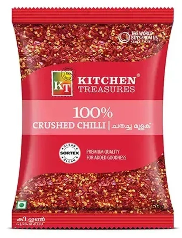 Kitchen Treasures Crushed Chilli, 100g