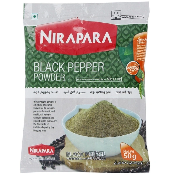 Nirapara Black Pepper Powder, 50g