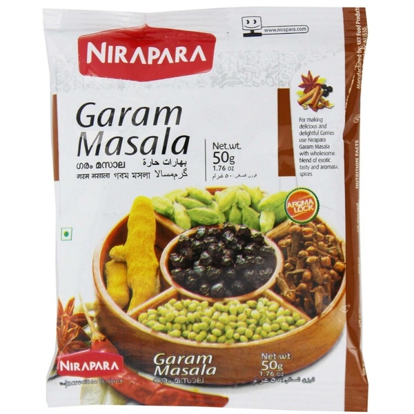 Nirapara Garam Masala Pouch, 50g