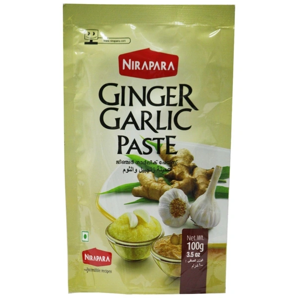 Nirapara Ginger Garlic Paste, 100g
