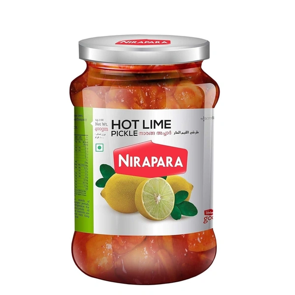 Nirapara Hot Lime Pickle Jar, 400g