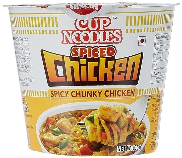 Nissin Cup Noodles Spicy Chunky Chicken, 55g