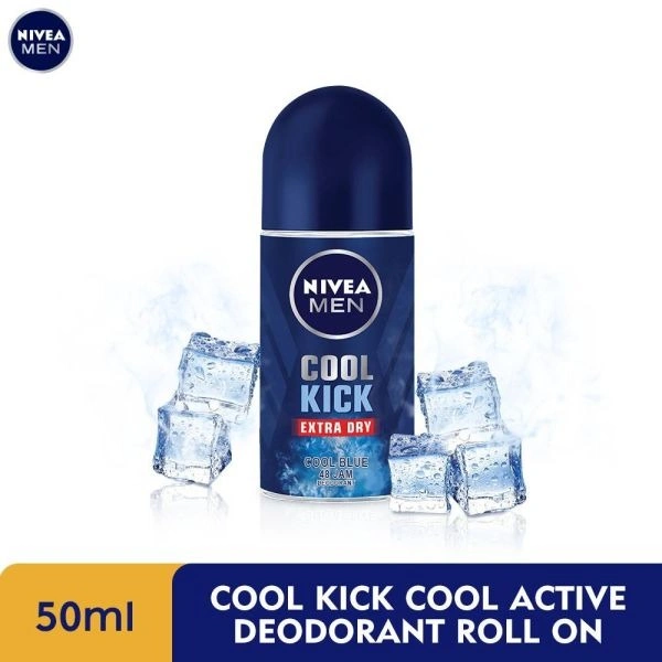 Nivea Men Cool Kick Deodorant Roll On, 50ml